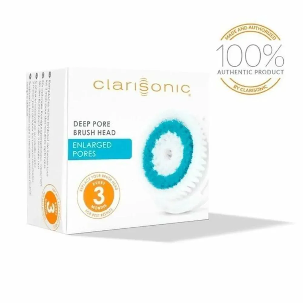NWT 2-Pack Clarisonic Replacement Brush Head Deep Pore Cleansing